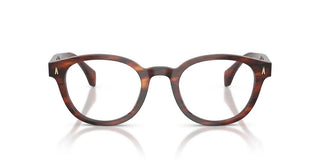 Moncler Me2020 Unisex Havana Round Eyeglasses