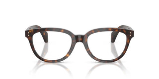 Moncler Me2024u Unisex Havana Geometric Eyeglasses