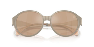 Moncler Me4005t Unisex Brown Oval Sunglasses