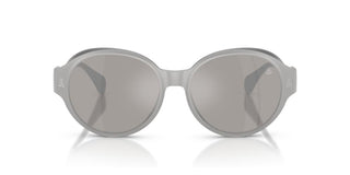 Moncler ME4005T unisex Silver Oval Sunglasses