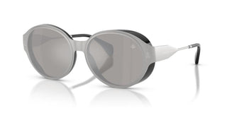 Moncler ME4005T unisex Silver Oval Sunglasses