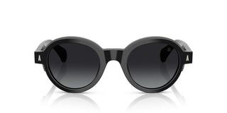 Moncler Me6003 Unisex Black Round Sunglasses