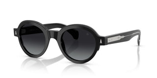 Moncler Me6003 Unisex Black Round Sunglasses