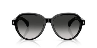 Moncler Me6005 Unisex Black Geometric Sunglasses