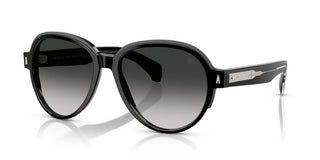 Moncler Me6005 Unisex Black Geometric Sunglasses