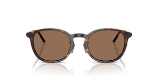 Moncler ME6011D unisex Havana Round Sunglasses