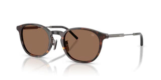 Moncler ME6011D unisex Havana Round Sunglasses