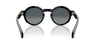 Moncler Me6012 Unisex Black Round Sunglasses