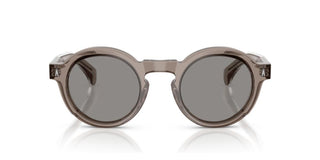 Moncler ME6012 unisex Grey Round Sunglasses