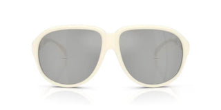 Moncler ME8001 unisex White Geometric Sunglasses