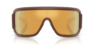 Moncler ME8003 unisex Brown Shield Sunglasses