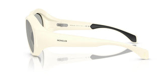 Moncler Me8005 Unisex White Round Sunglasses