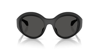 Moncler Me8005 Unisex Black Round Sunglasses