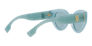 Burberry MEADOW BE 4390 women Blue Squared Sunglasses