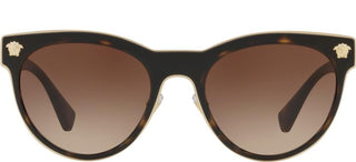 Versace MEDUSA CHARM VE 2198 women Havana Cat Eye Sunglasses