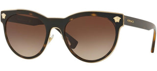 Versace MEDUSA CHARM VE 2198 women Havana Cat Eye Sunglasses
