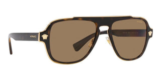 Versace MEDUSA CHARM VE 2199 men Havana Oversize Sunglasses