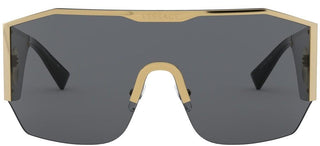 Versace MEDUSA HALO VE 2220 men Gold Shield Sunglasses