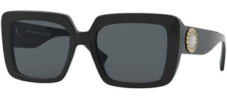 Versace MEDUSA JEWEL VE 4384B women Black Oversize Sunglasses