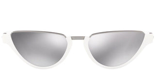 Versace MEDUSA MEDAILLON VE 4370 women White Cat Eye Sunglasses