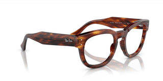 Ray-ban Mega Hawkeye Rx 0298v Unisex Havana Squared Eyeglasses