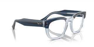 Ray-ban Mega Hawkeye Rx 0298v Unisex Blue Squared Eyeglasses