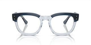 Ray-ban Mega Hawkeye Rx 0298v Unisex Blue Squared Eyeglasses
