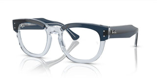 Ray-ban Mega Hawkeye Rx 0298v Unisex Blue Squared Eyeglasses