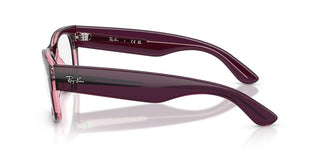 Ray-Ban MEGA WAYFARER ii RX 0832V unisex Violet Squared Eyeglasses