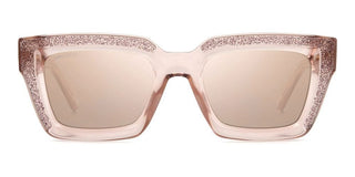 Jimmy Choo MEGS/S women Pink Squared Sunglasses