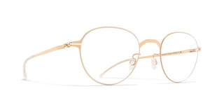 Mykita MEL unisex Gold Round Eyeglasses