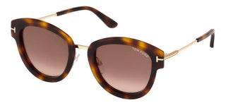 Tom Ford MIA-02 FT 0574 women Havana Butterfly Sunglasses