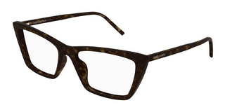 Saint Laurent MICA THIN OPT SL 737 women Havana Squared Eyeglasses