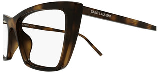 Saint Laurent MICA THIN OPT SL 737 women Havana Squared Eyeglasses
