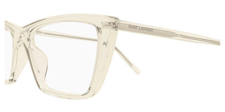 Saint Laurent MICA THIN OPT SL 737 women Yellow Squared Eyeglasses
