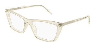 Saint Laurent MICA THIN OPT SL 737 women Yellow Squared Eyeglasses