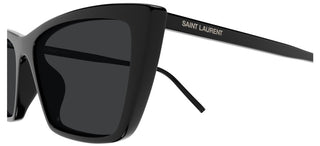 Saint Laurent MICA THIN SUN SL 737 women Black Squared Sunglasses