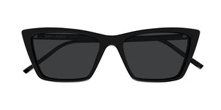 Saint Laurent MICA THIN SUN SL 737 women Black Squared Sunglasses