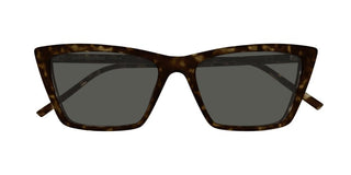 Saint Laurent Mica Thin Sun Sl 737 Women Silver Squared Sunglasses