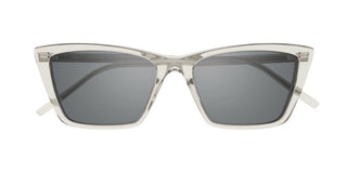 Saint Laurent Mica Thin Sun Sl 737 Women Transparent Squared Sunglasses