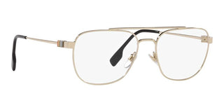 Burberry MICHAEL BE 1377 men Gold Pilot Eyeglasses