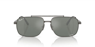 Ray-Ban MICHAEL TITANIUM RB 8096 unisex Grey Geometric Sunglasses