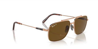 Ray-Ban MICHAEL TITANIUM RB 8096 unisex Brown Geometric Sunglasses