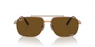 Ray-Ban MICHAEL TITANIUM RB 8096 unisex Brown Geometric Sunglasses