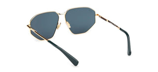 Max Mara Miller 4 Mm0143 Unisex Gold Geometric Sunglasses