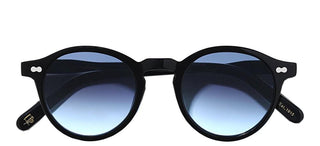 Moscot Miltzen Base 2 - Whit Denim Blue Unisex Black Geometric Sunglasses