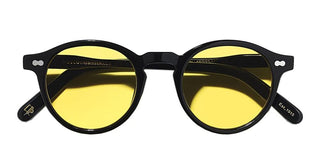 Moscot Miltzen Base 2 - Whit Mellow Yellow Unisex Black Geometric Sunglasses