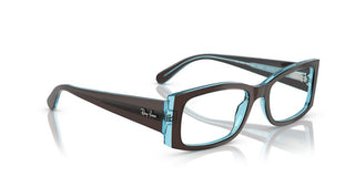 Ray-ban Miriam Rx 5434 Women Brown Rectangle Eyeglasses
