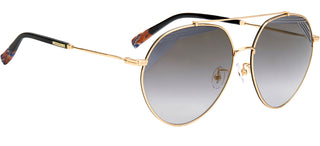 Missoni MIS 0015/S women Gold Pilot Sunglasses
