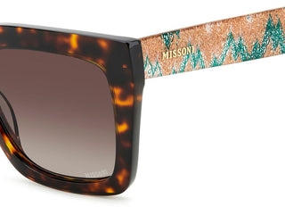 Missoni MIS 0147/S women Havana Squared Sunglasses